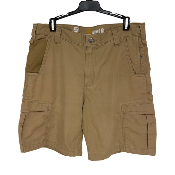 Carhartt❗️Relaxed Fit Cargo Shorts Men’s 36 Tan - Picture 1 of 8